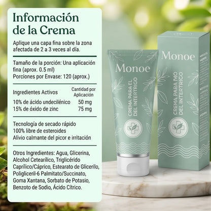 Monoe Crema para el Intertrigo