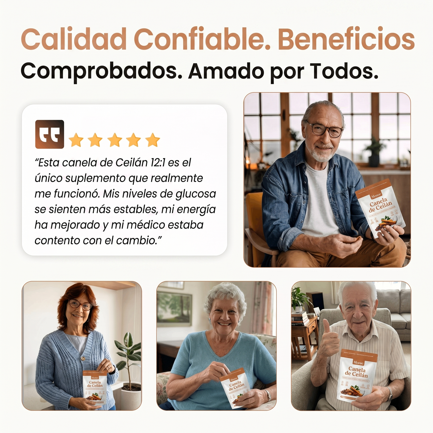 Canela de Ceilán 7200mg equivalente con aceite MCT